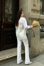 alexis sirt dantel oversize gomlek 333 4 462a